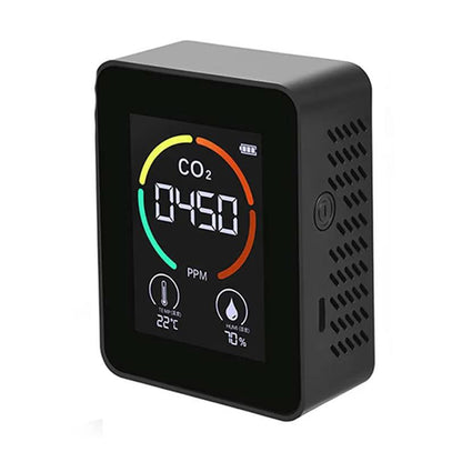 3-in-1 CO2 Meter Temperature Humidity Air Quality Monitor Detector