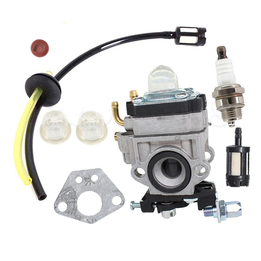 15mm Carburetor for 33cc 43cc 52cc 2-Stroke Brushcutter Whipper Snipper Chopper Trimmer Weed Eater Carb Replacement