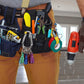 7Pcs Socket Drill Bit Holder 1/4 Inch Keychain Extension Bar Hex Screwdriver Bits Holder