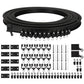 Flexible Bendable Ceiling Curtain Track Mount System 3M for Room Divider Shower RV