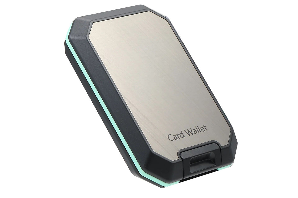 2Pcs RFID Blocking Card Wallet for 7 Cards Slim Metal Hard Shell Credit Cards Holder Card Protector