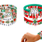 6Pcs Hand Decoration Christmas Bracelets Cute Letter Elastic Bracelet for Women