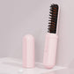 2Pcs Negative Ion Electric Hair Straightener Brush Curler Lazy Comb Hot Flat Artifact