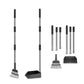 Dog Pooper Scooper Long Handle Stainless Steel Tray Rake Set