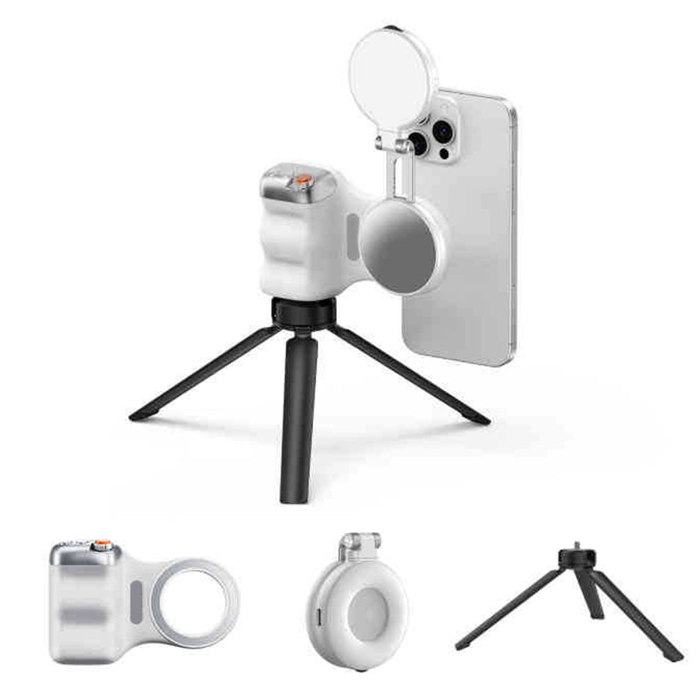 Phone Camera Grip with Selfie Light and Tripod for Photography TikTok