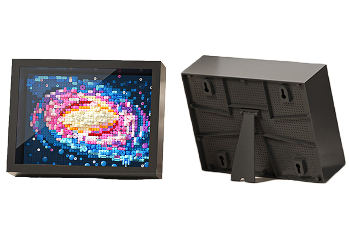 890pcs Milky Way Galaxy Building Blocks Includes Frame Space Decor Building Block Set