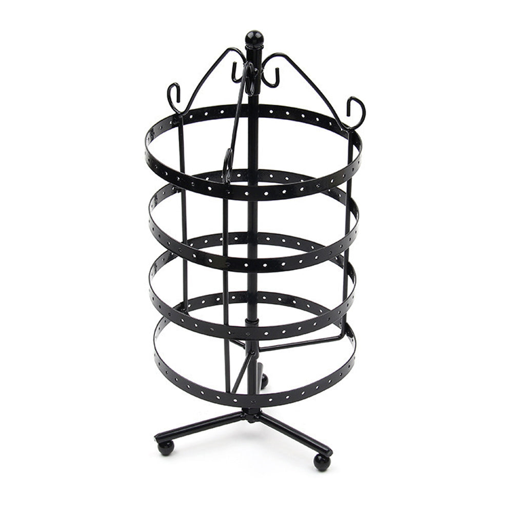 4-Tier Rotating 144 Holes Earring Display Hanging Rack