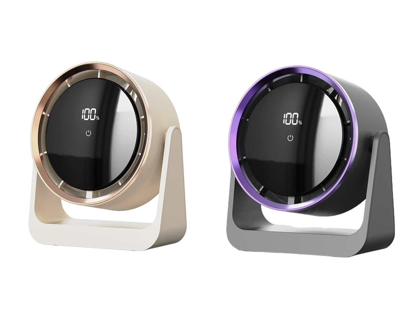 USB Rechargeable Air Circulator Wall Mounted Desktop Bladeless Fan