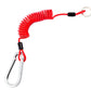 4FT Breakaway Trailer Cable Stainless Steel Safety Brake Cable with Spring