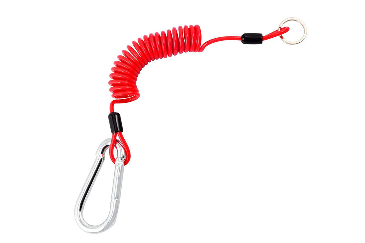 4FT Breakaway Trailer Cable Stainless Steel Safety Brake Cable with Spring
