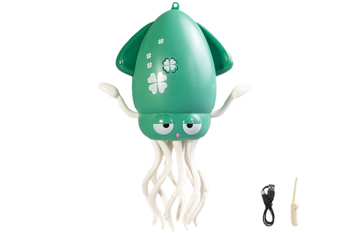Dancing Octopus Toy Electric Crawling Octopus Tummy Time Toy Dancing Music Squid