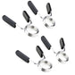 4 Pack 25mm Barbell Spring Clips Gym Weight Lifting Clamps for Dumbbell Bar Lock