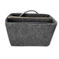 Thick Felt Tote Bag Organizer Insert with Multiple Pockets