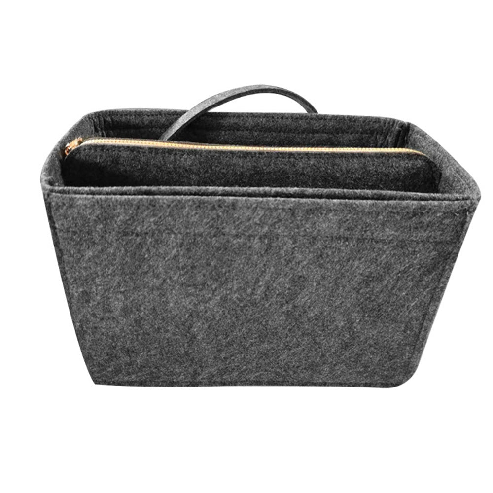 Thick Felt Tote Bag Organizer Insert with Multiple Pockets