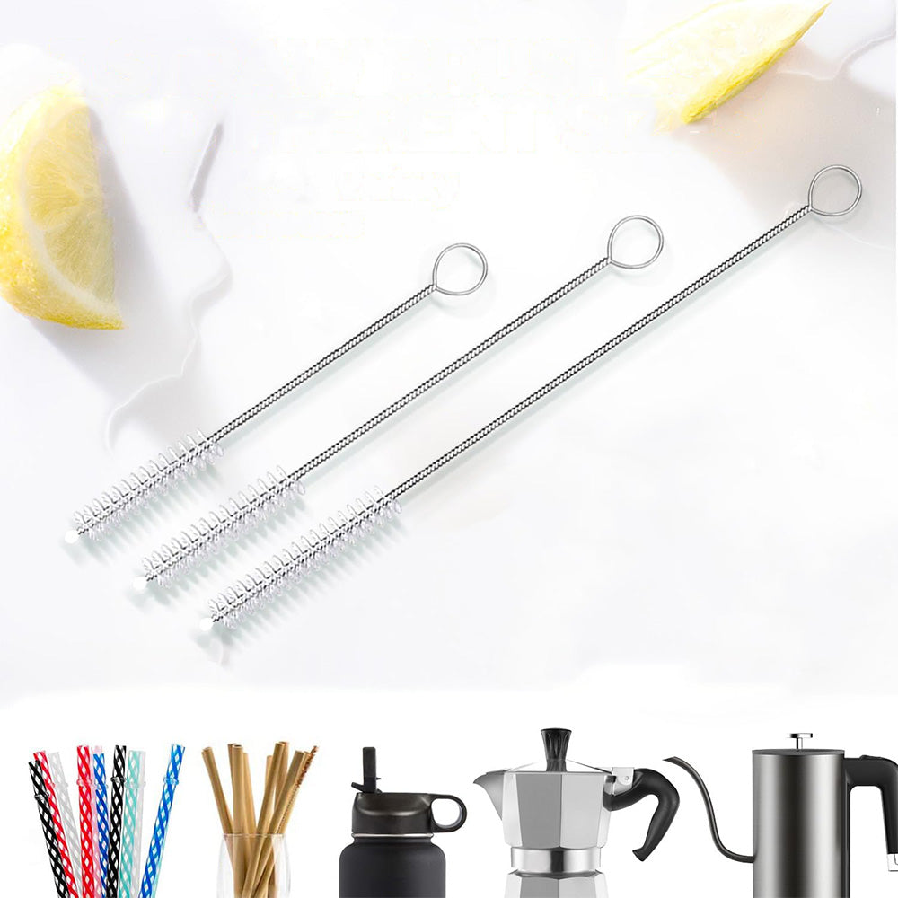 5PCS Bottle Brush Cleaner Set Long Handle Stainless Steel Cleaner Brush