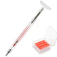 2pcs Glue-out Rhinestone Painting Pen Rhinestone Drill Pen with Visual Window and 6pcs Glue Sticks