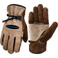 Leather Work Gloves for Men Women Gardening Construction Farm Ranch Work