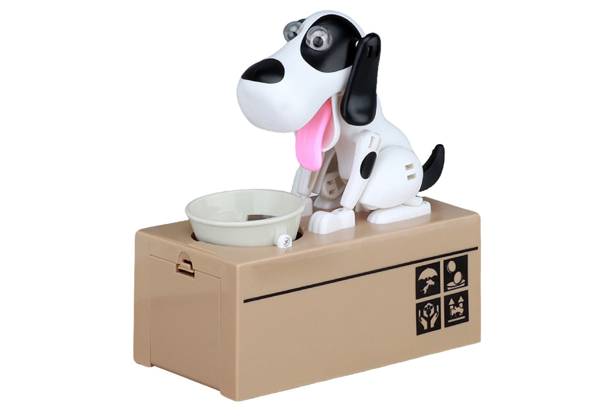 Robotic Eating Dog Coin Bank Electric Coin Bank for Little Ones