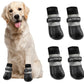 Waterproof Anti Slip Pet Shoes with Rubber Sole for Indoor and Outdoor Use-Black
