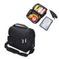 Large Insulated Cooler Lunch Bag Double Layer