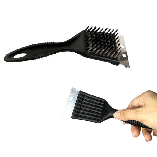 2 Pack Heavy Duty BBQ Grill Cleaning Brush with Scraper