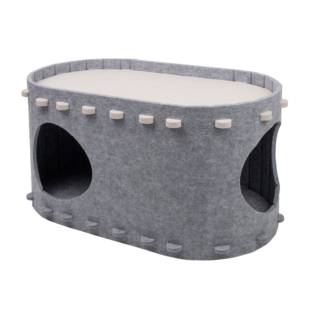 Detachable Hideaway Cat Cave Bed