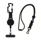 Multi-Function Retractable Carabiner with Lanyard for Hiking & Travel