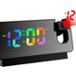 LED Digital Smart Alarm Clock with Projection Temperature Time LCD Display