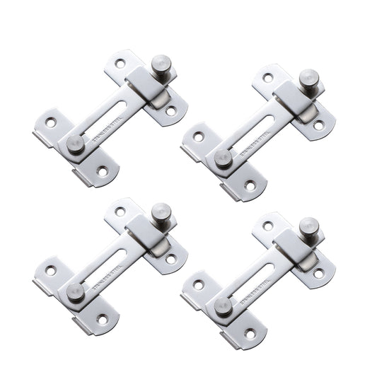 4Pcs Barn Door Latches Stainless Steel Barn Gate Flip Door Locks
