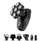 7D 5-in-1 Shaver Cordless Head Razor Bald Trimmer Electric For Men Wet Dry