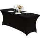 Spandex Fitted Tablecloth Rectangular Stretch Table Cover for Wedding Party