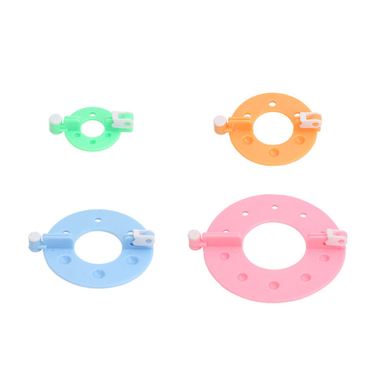 8-Piece Multi-Size Pom Pom Maker Set for DIY Fluffy Balls