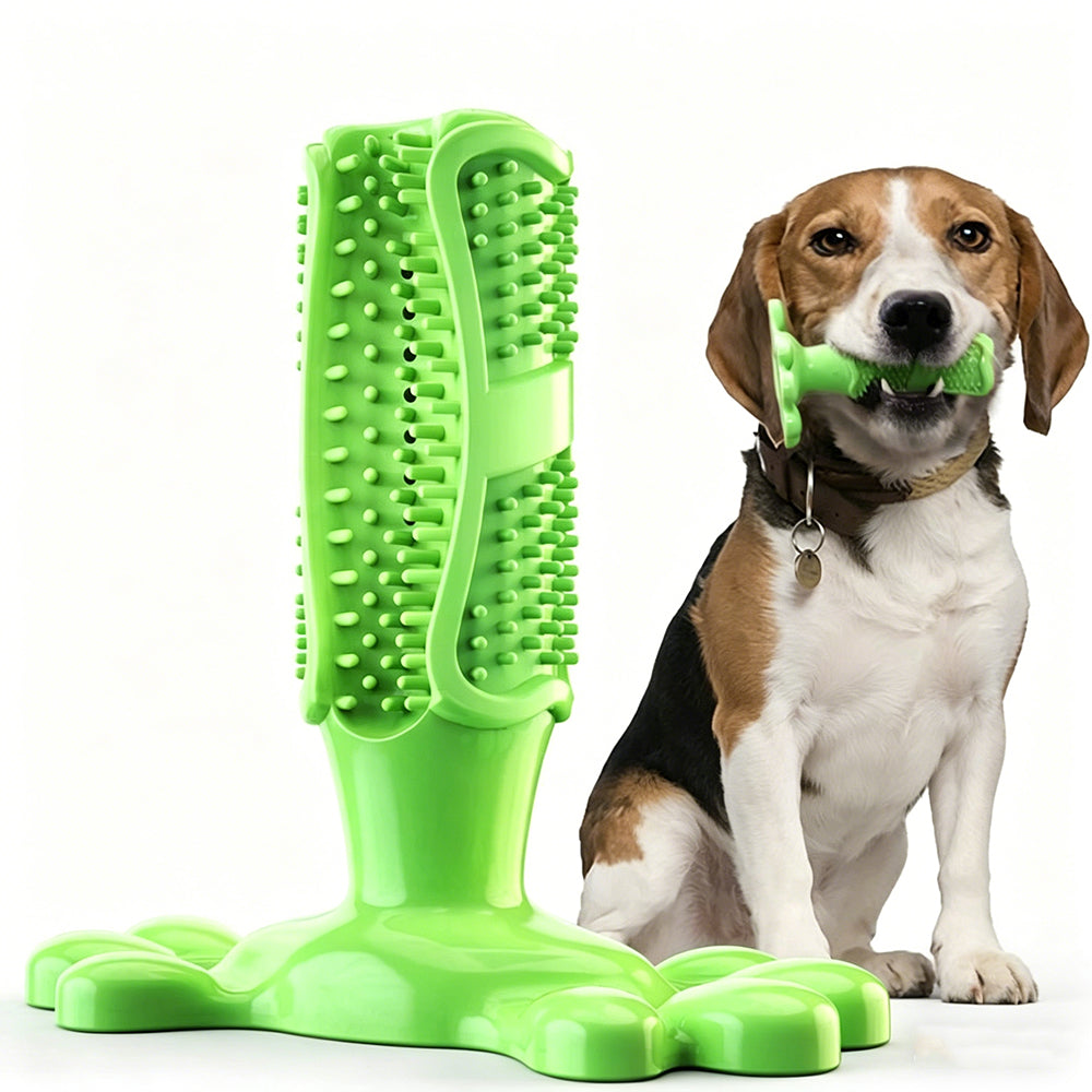 Dog Toothbrush Chew Toy TPR Teeth Cleaning Stick for Dog