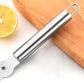 Stainless Steel Lemon Zester Grater Citrus Peeler With Channel Knife