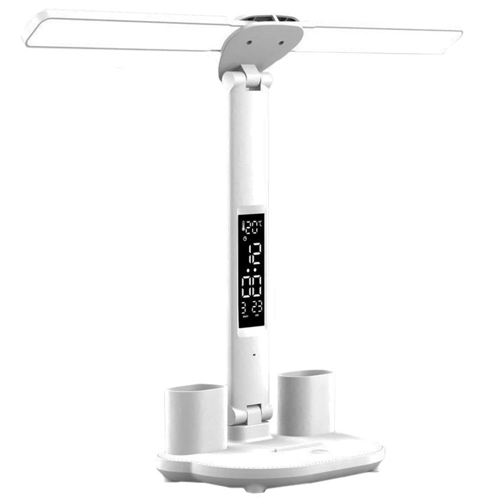 USB Rechargeable Touch LED Dimmable Desk Lamp with Pen Container