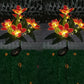 2Pcs 7 Head Solar Orchid Lamp