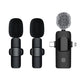 Pair of Wireless Lavalier Microphone Set for iPhone iPad Android