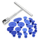 19PCS Car Dent Remover Repair Kit With T Slide Hammer Paintless Dent Puller For Car Body