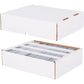 Extra Large Card Storage Box for Over 4000 Cards with Lid Compartments