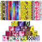 100Pcs Slap Bracelets Party Bracelet Gifts Birthday Decorations for School Holiday