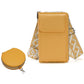 PU Leather Cell Phone Purse Small Crossbody Bags With Credit Card Slot