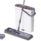Flat Mop and Bucket Set with 2 Reusable Mop Pads