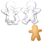 6Pcs Gingerbread Man Boys and Girls Cookie Cutter Christmas Party Xmas Decoration Mould