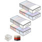 4Pcs Large Capacity Breathable Mesh Under Bed Storage Bag with Handles