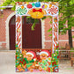 Christmas Decorations Merry Christmas Hanging Banner Porch Sign Xmas Banner Christmas Door Cover