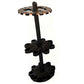 Rotating Fishing Rod Holder with Wheels Holds Up to 16 Poles Fishing Rod Rack for Home Tackle Shop
