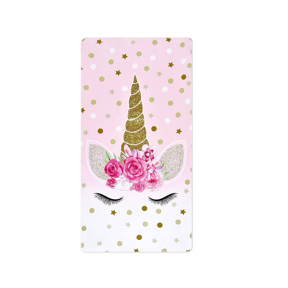 Unicorn Print Soft Microfiber Beach Towel