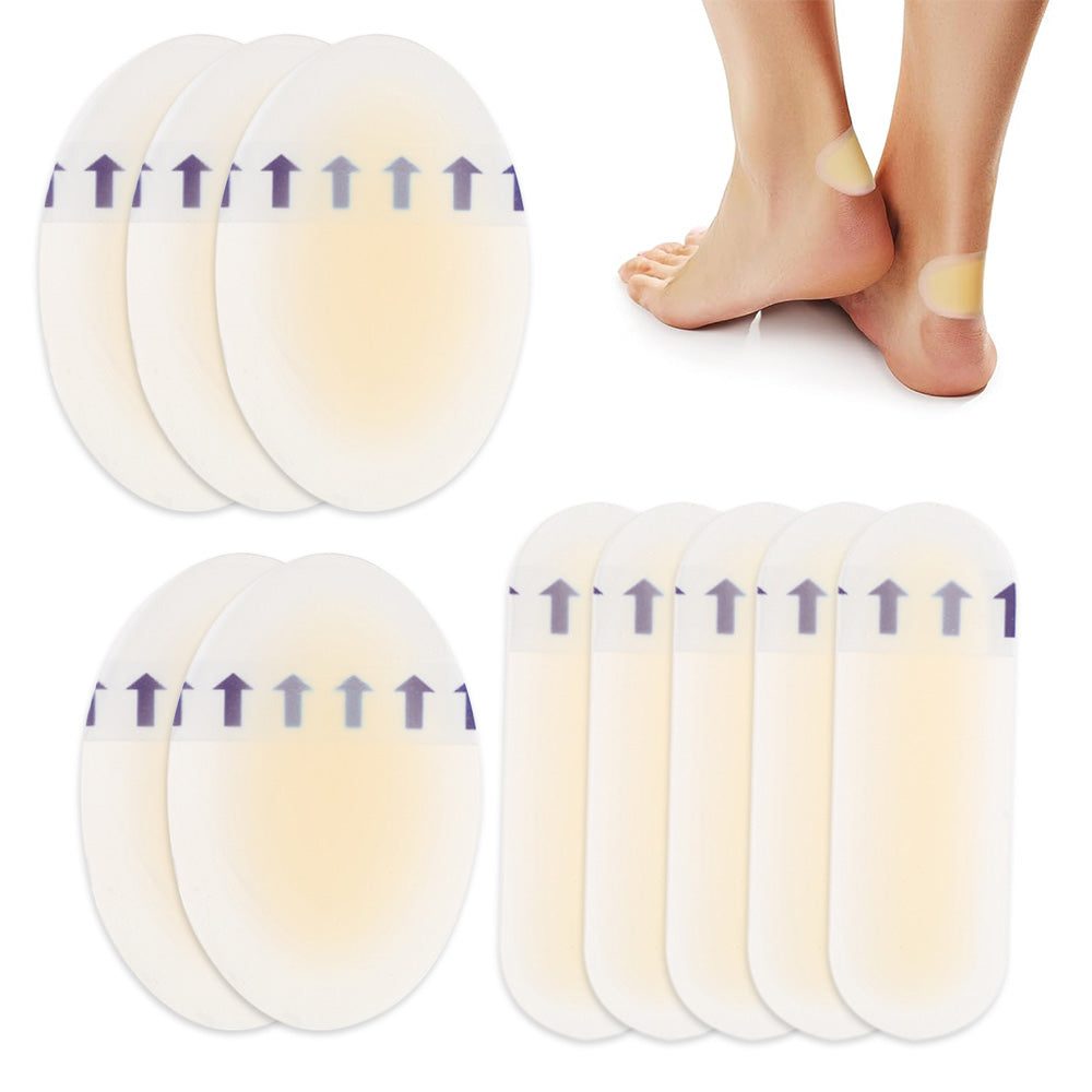 10PCS Gel Blister Bandages Gel Foot Pads Blister Pads