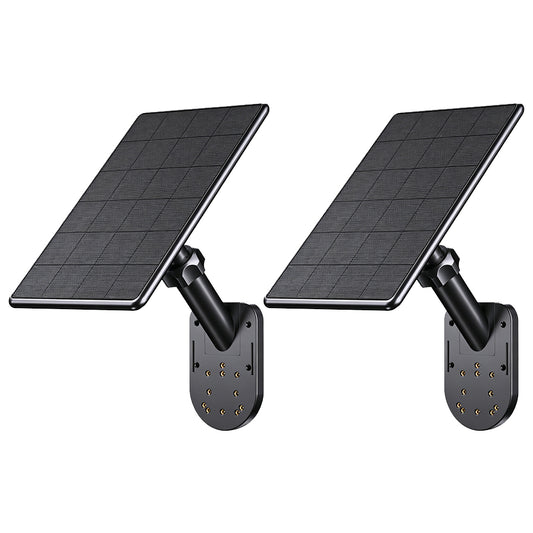 2Pcs Solar Panel and Wall Mount for Blink Outdoor 4 3 XT XT2 Camera