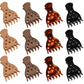 12Pcs Lightweight Hair Claw Clips for Thick and Thin Hair Styling